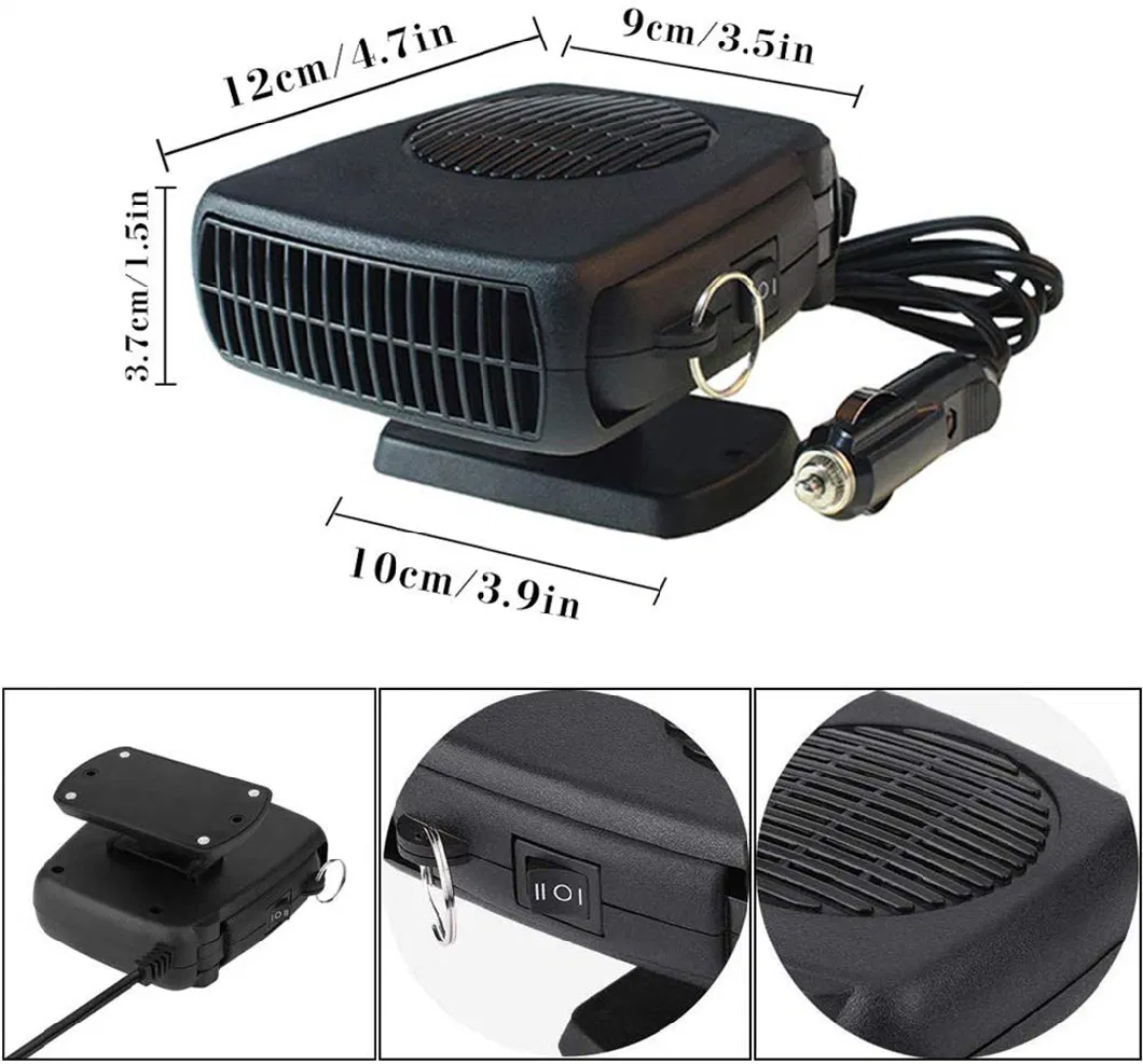 Portable Car Heater Anti-Fog Automobile Warmer Heating Cooling Function Windshield Car Defroster Bl12902